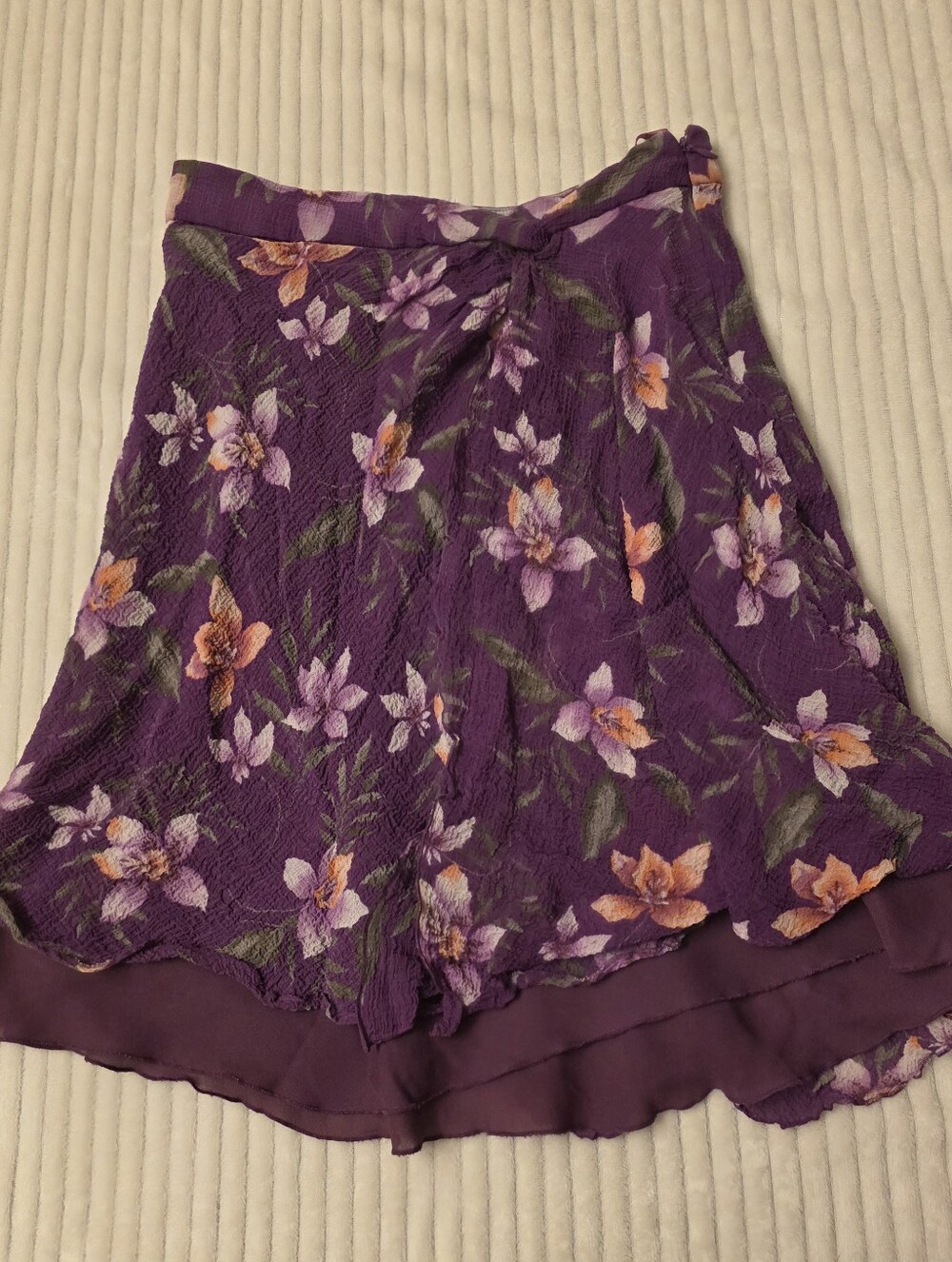 Alfani Petite Purple Floral  Skirt